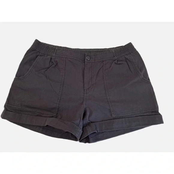 Mountain Hardwear AP Scrambler Shorts Women's Size 10 Gray Performance Stretch - Picture 1 of 8